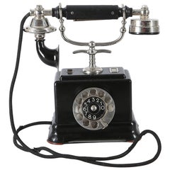 Vintage Swedish Bakelite Table Phone from 1947