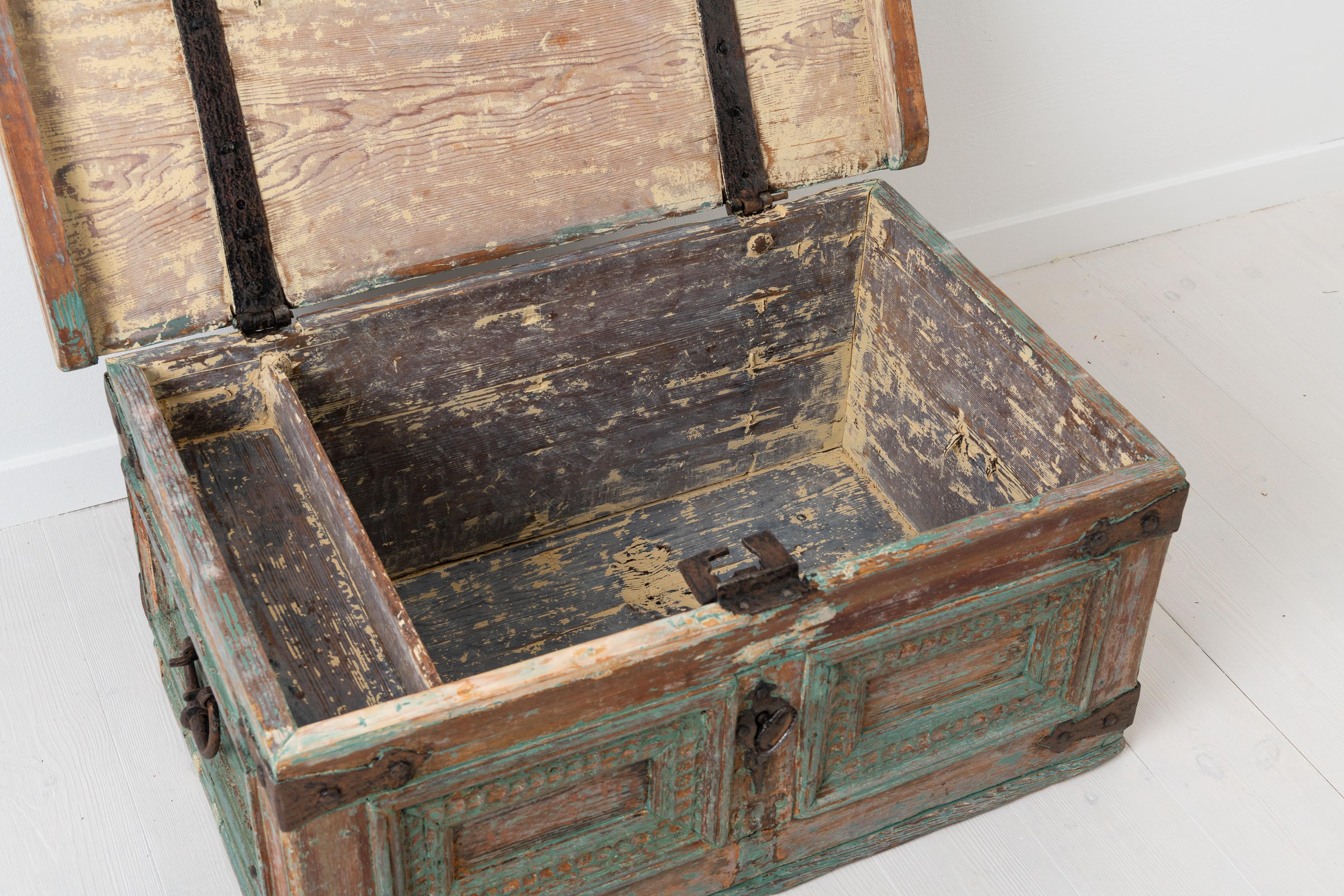 Swedish Baroque Chest from the Mid-1700s 3