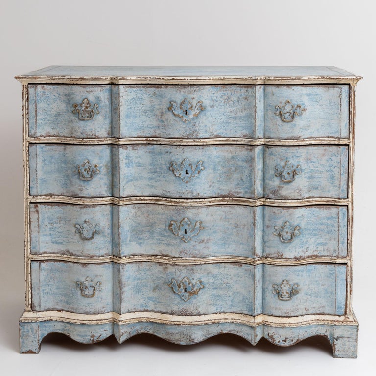 Swedish Baroque Chest of Drawers, Mid-18th Century For Sale at 1stDibs