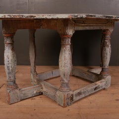 Swedish Baroque Drop-Leaf Table