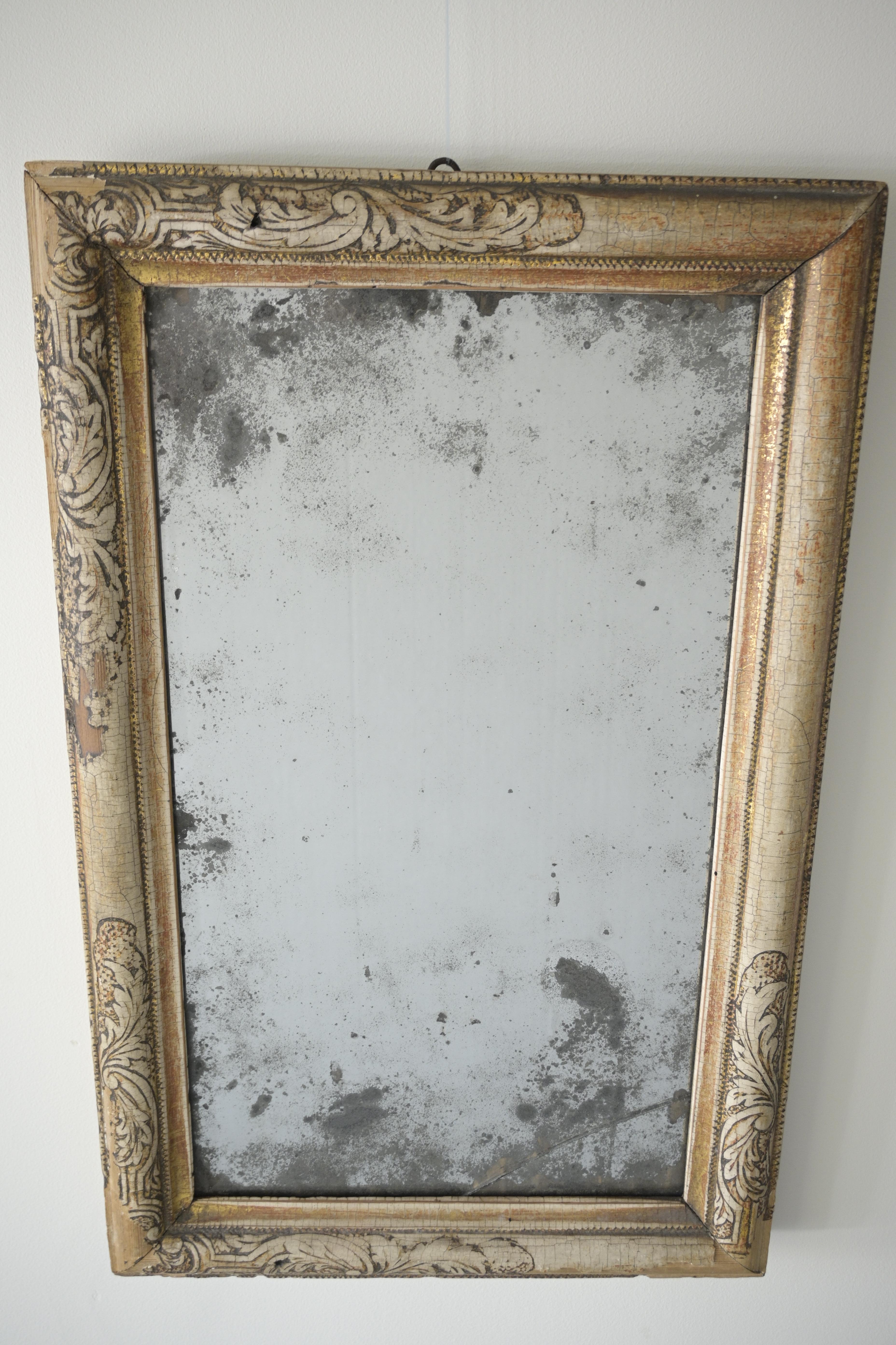 Swedish Baroque Mirror ca 1730 For Sale 4