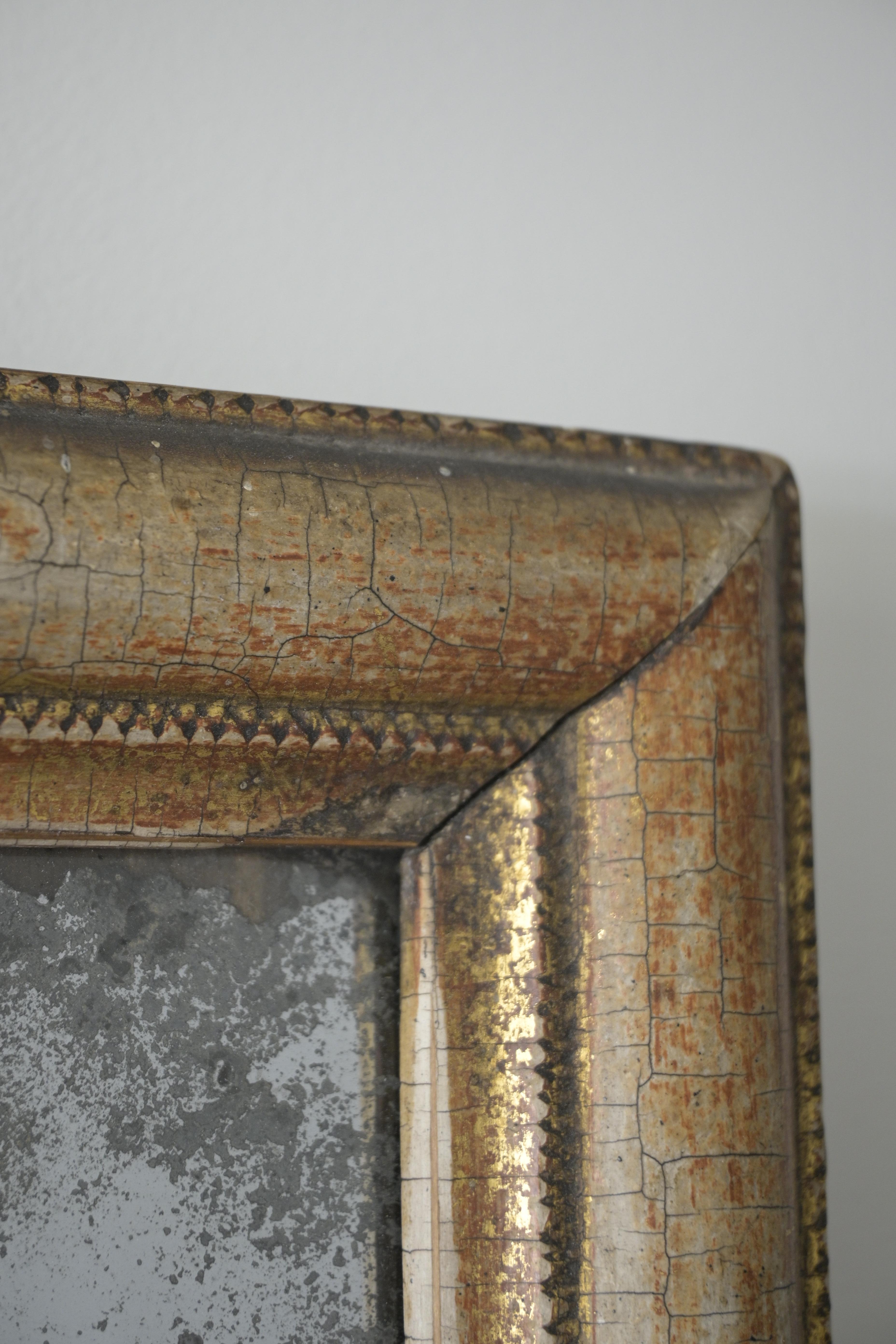 Gesso Swedish Baroque Mirror ca 1730 For Sale