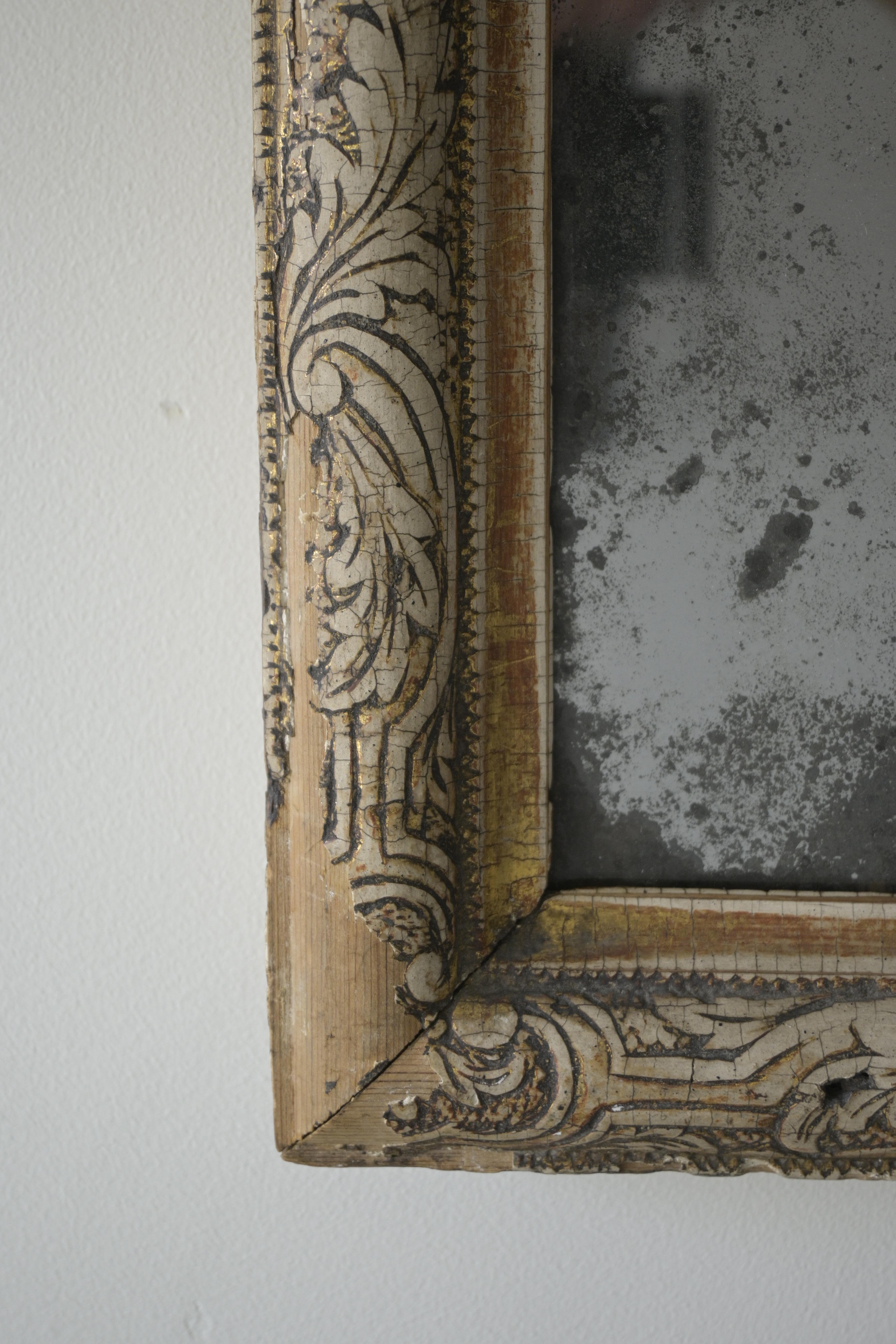 Swedish Baroque Mirror ca 1730 For Sale 3