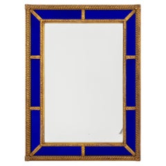 Miroir à coussin en bois doré de style baroque suédois