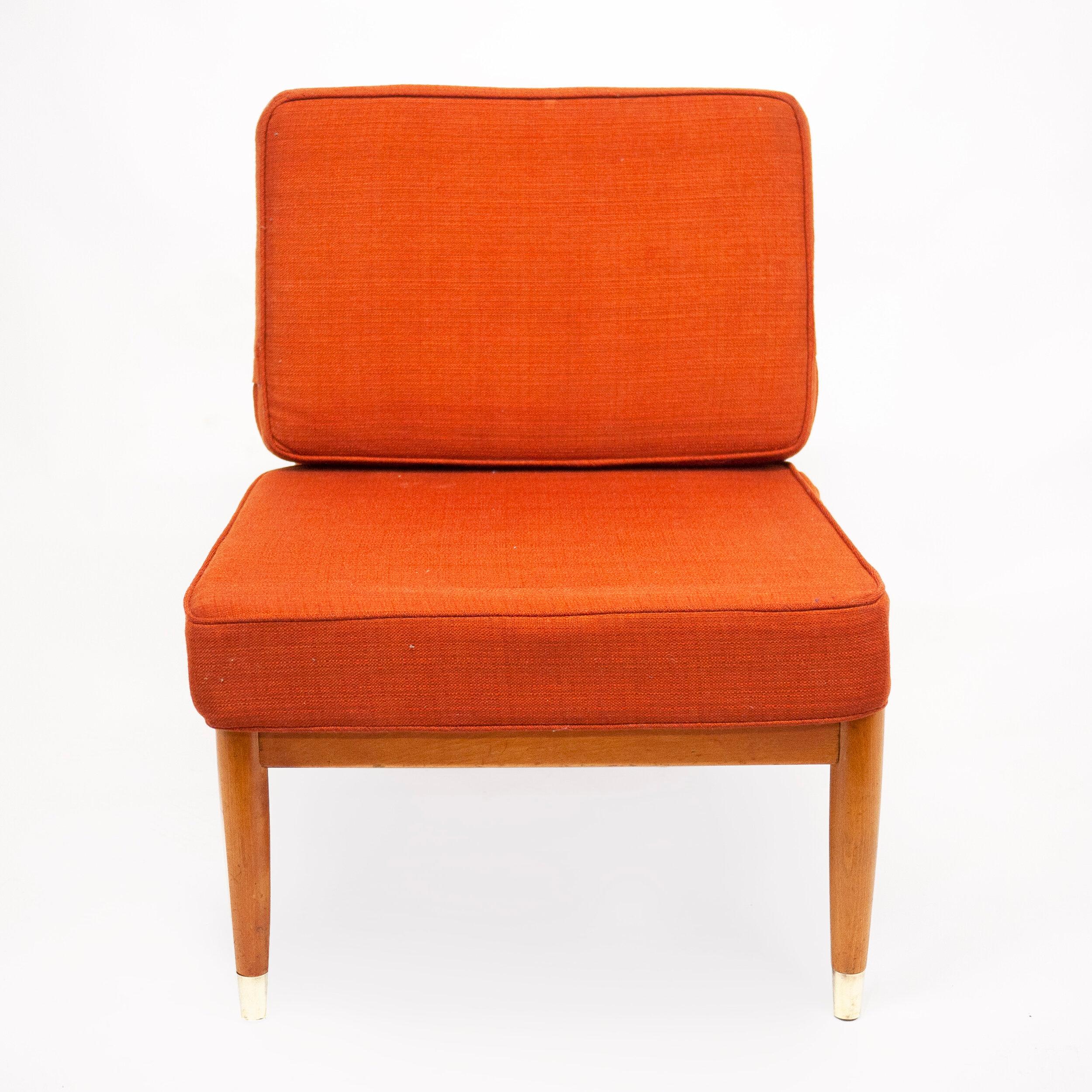 Mid-Century Modern Swedish Beech Low Lounge Chair by Folke Ohlsson for Dux, 1960s For Sale