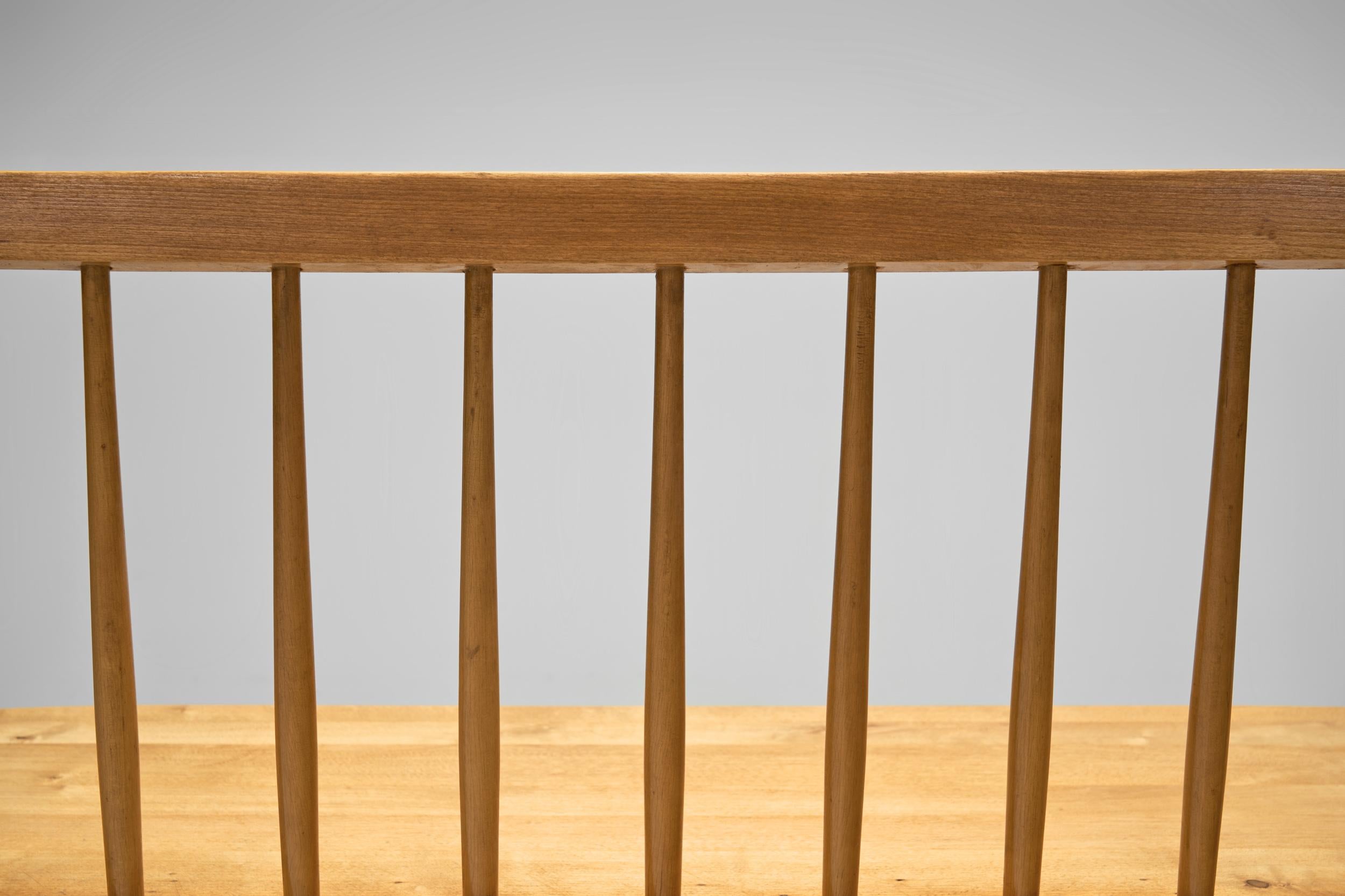 Banc suédois en bouleau par Nesto Möbel AB, Suède 20e siècle en vente 7