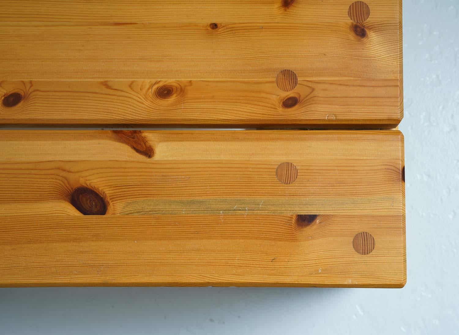 Swedish Bench in Pine, 1970s 3