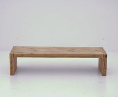 Schwedische Bank aus Kiefernholz von Roland Wilhelmsson, signiert von Designer