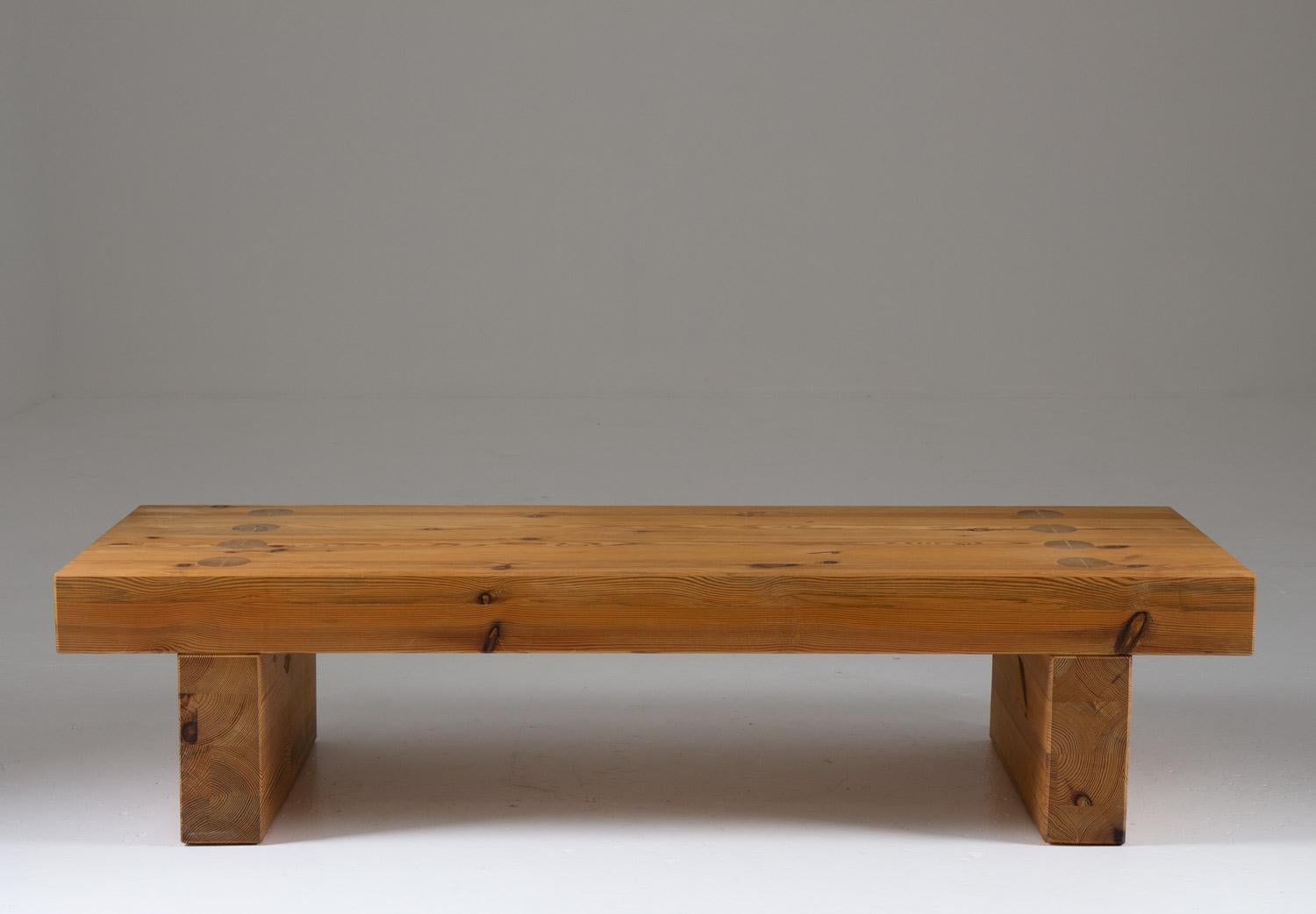 Swedish Bench in Pine by Sven Larsson For Sale 4