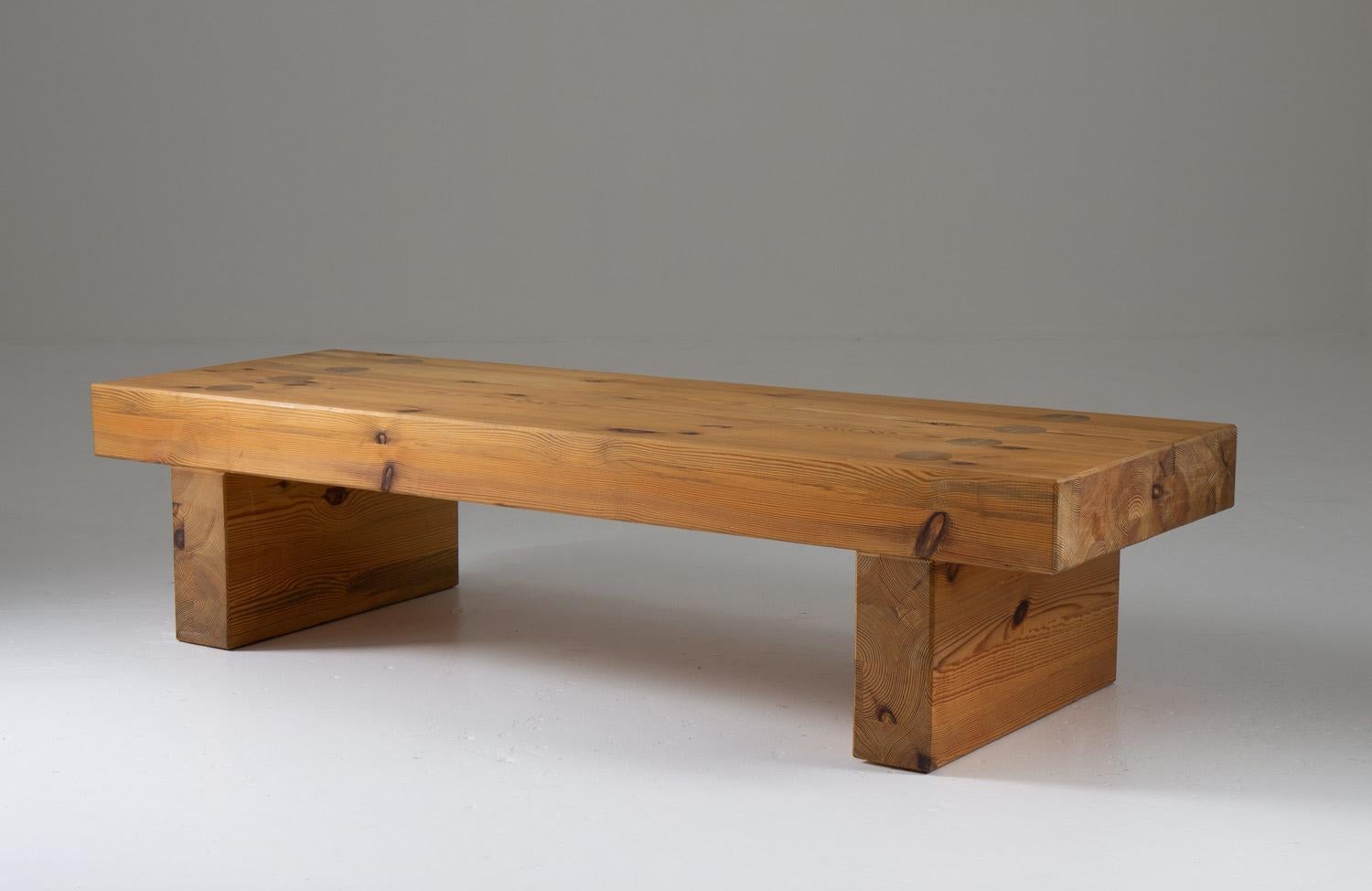 Swedish Bench in Pine by Sven Larsson For Sale 2