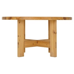 Swedish Dining Table in Pine by Roland Wilhelmsson