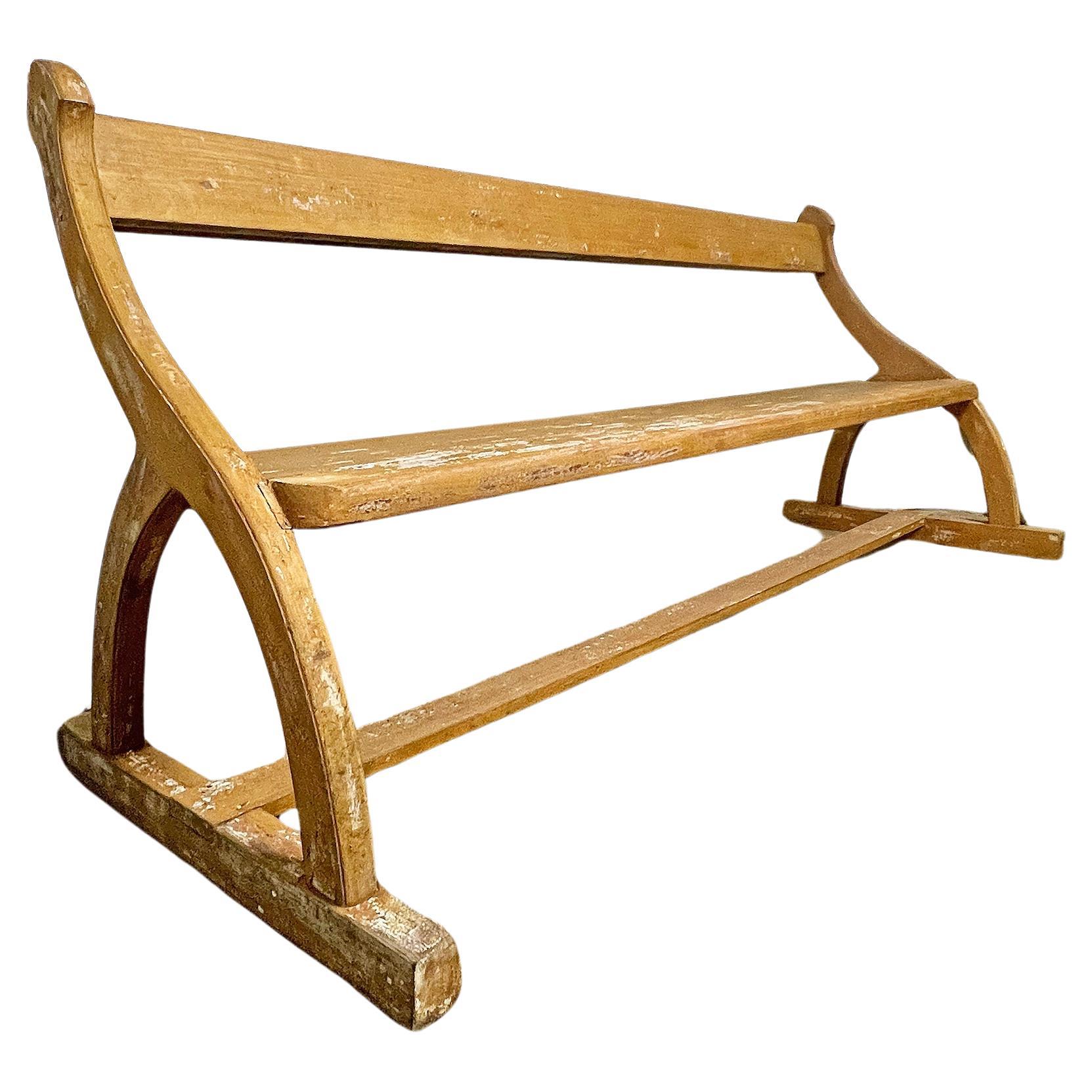 Swedish Bench In Pine, Early 20th century
