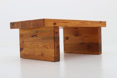 Swedish Bench or Side Table in Pine by Sven Larsson