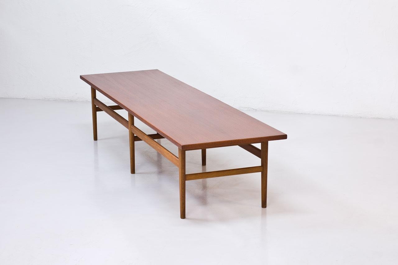 Swedish Bench/ Table by Eric Johansson for Abrahamssons Möbelfabrik, 1950s In Good Condition In Stockholm, SE