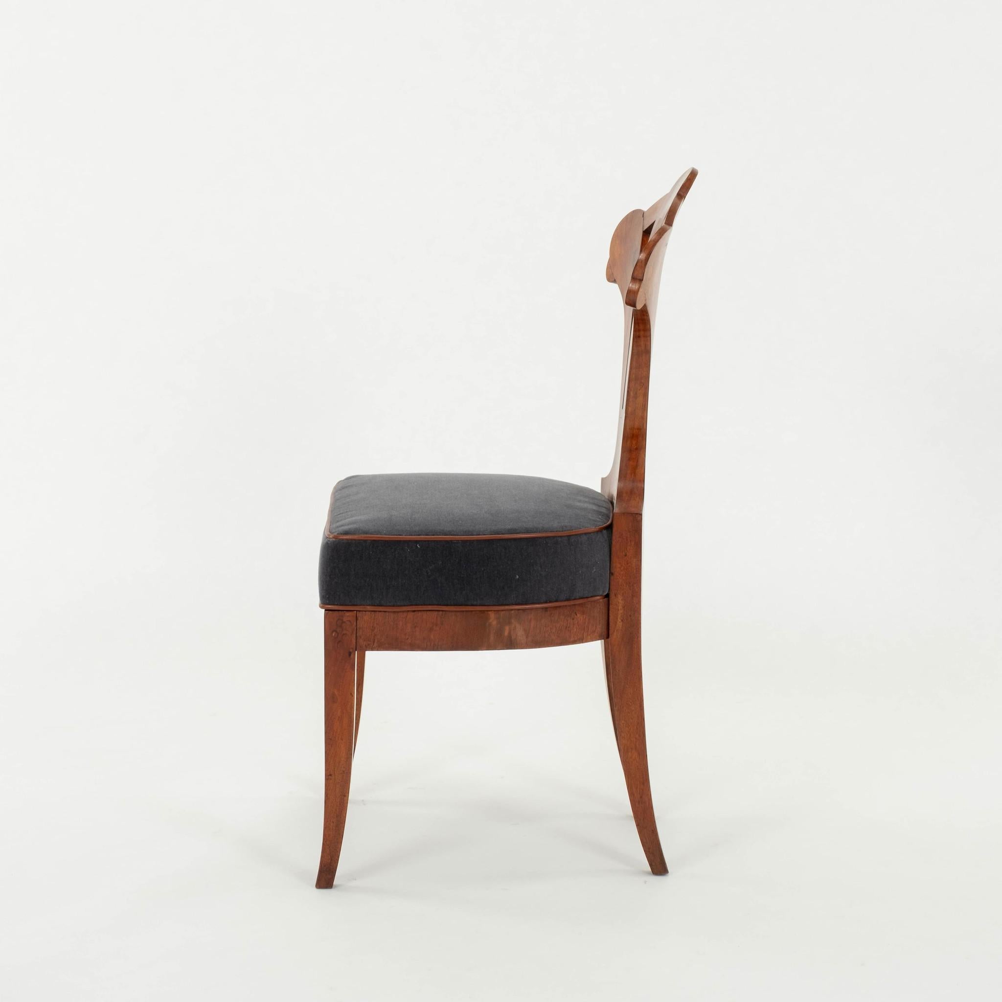 19th Century Swedish Biedermeier Chair For Sale