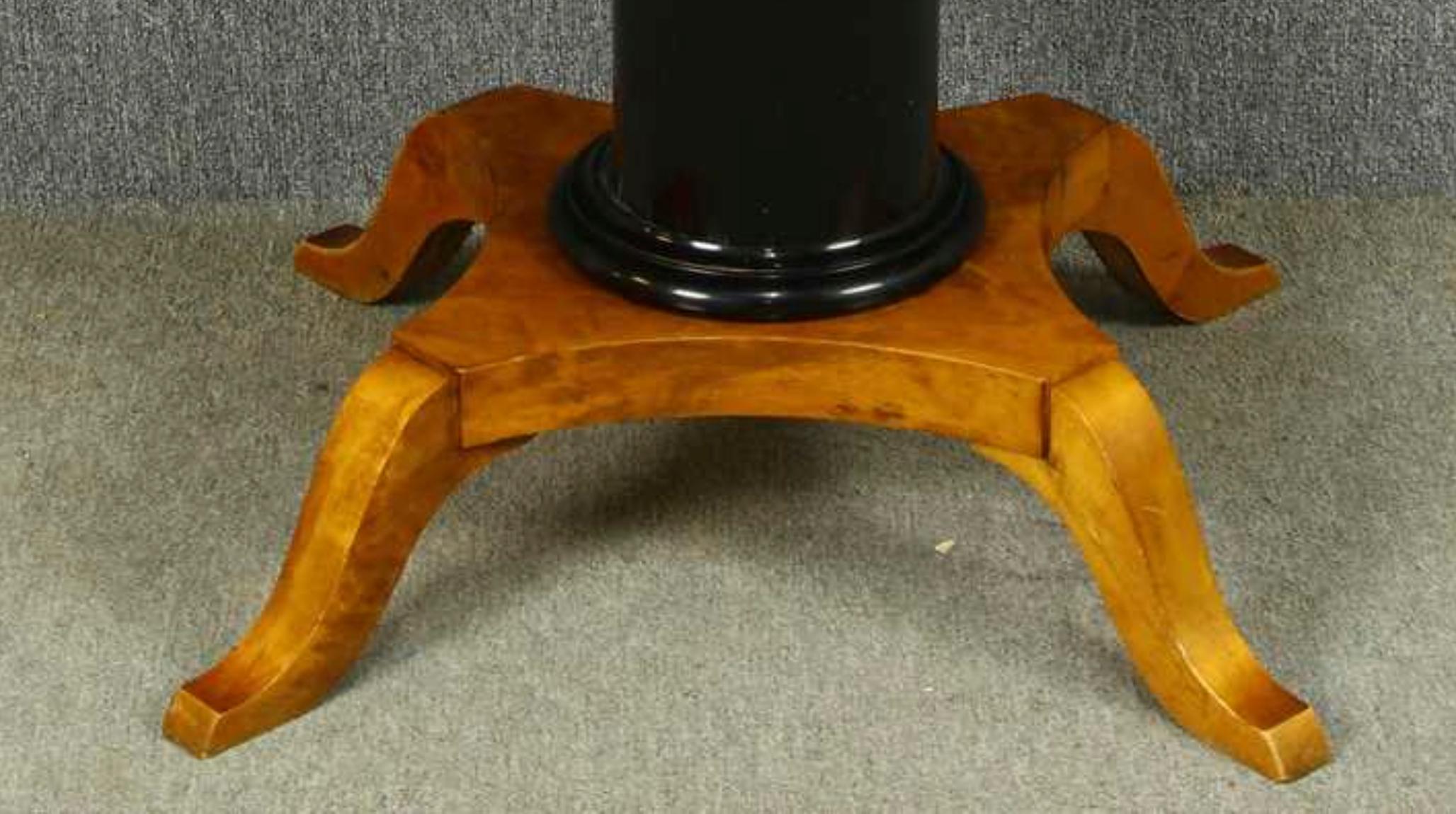 pedestal drop leaf table