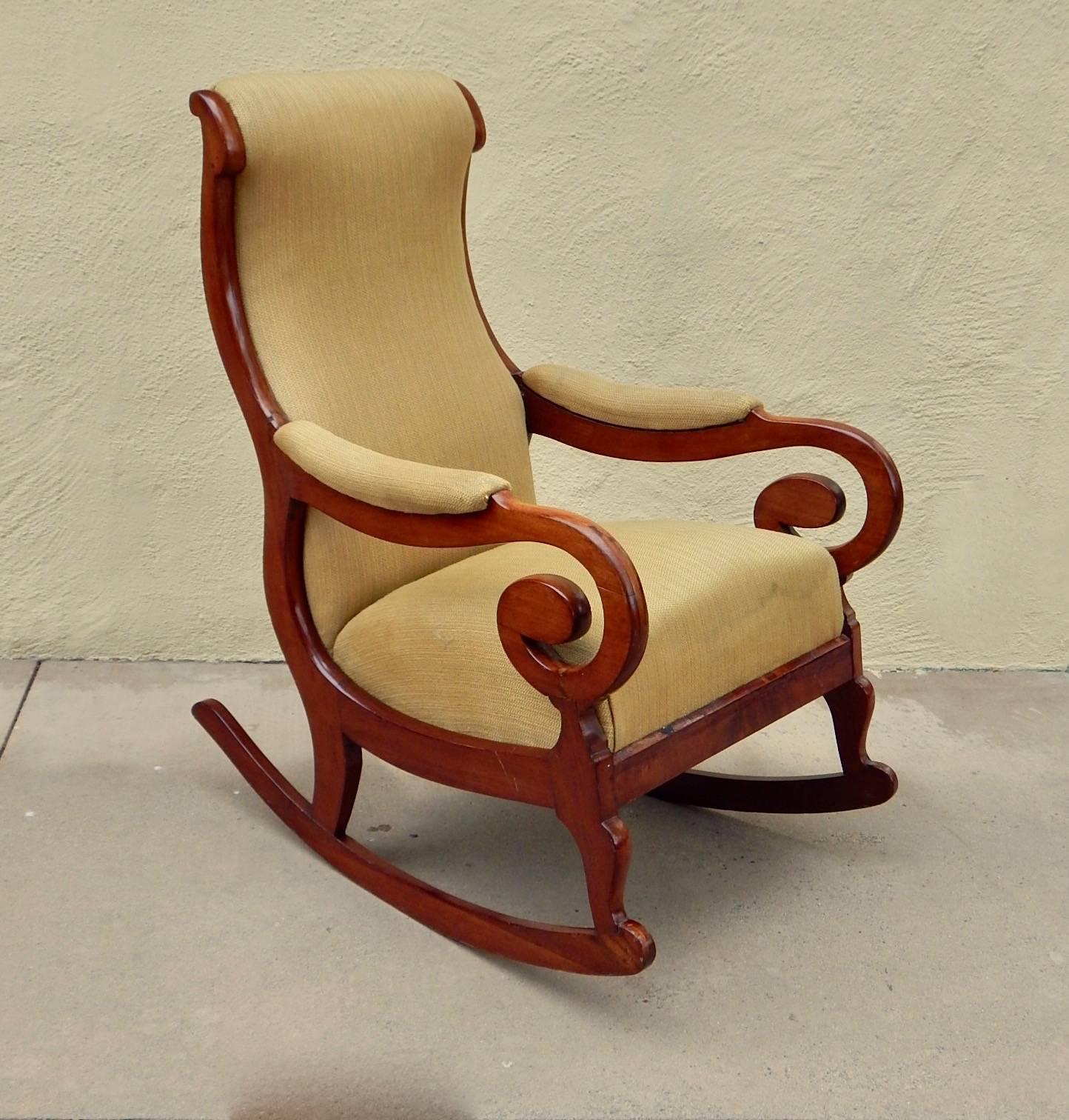 antique gooseneck rocker for sale