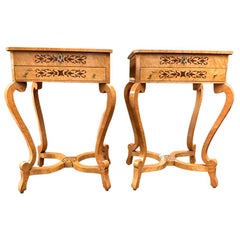 Swedish Biedermeier Side Tables, 20th Century