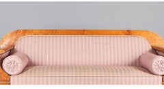 Divano Biedermeier Svedese Divano Impero Colore Miele, 4-5 posti a sedere, 19°/20° Secolo A