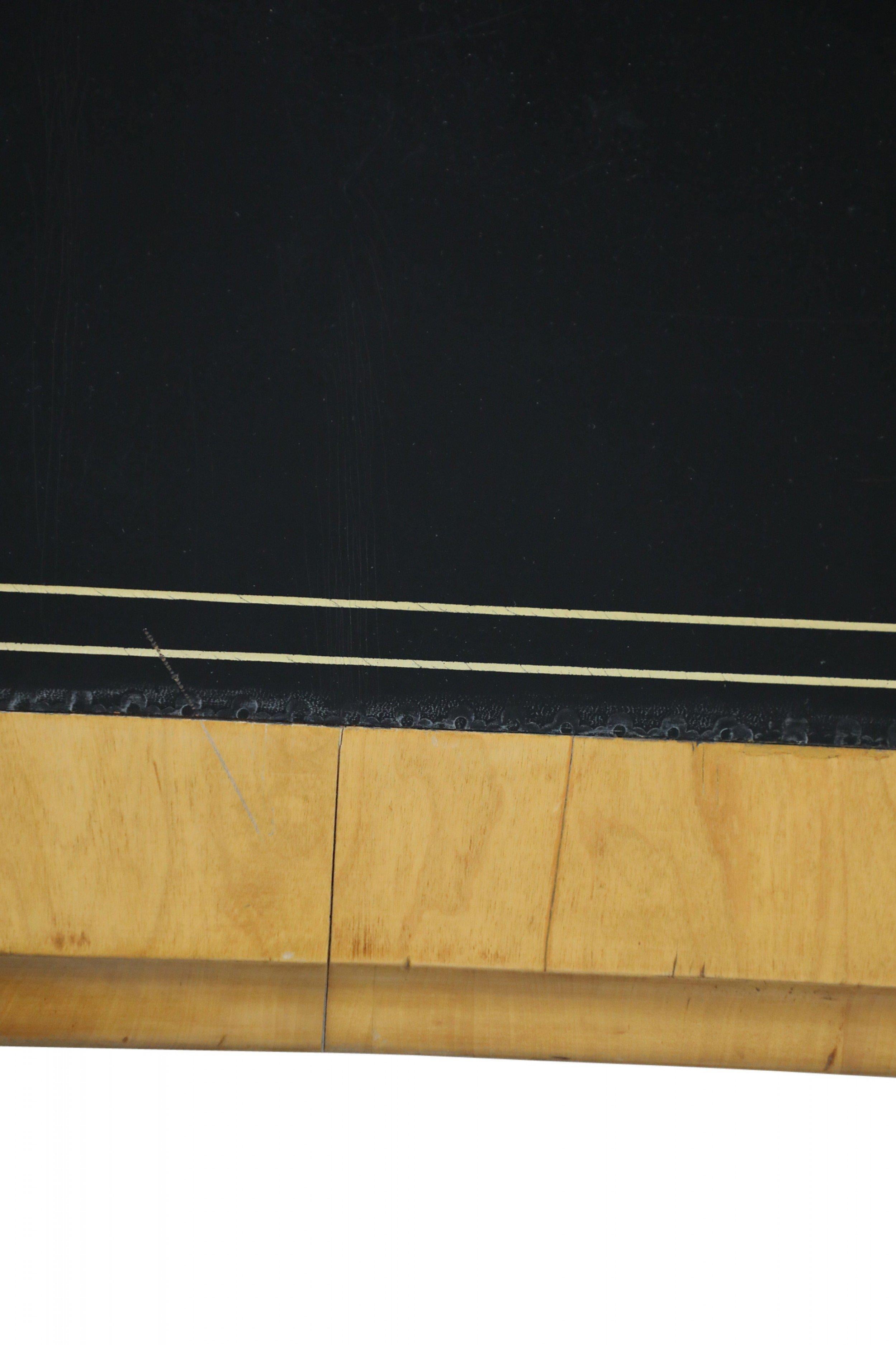 Swedish Biedermeier Style Birch Kneehole Desk For Sale 4