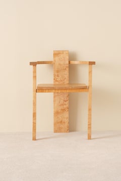 Poltrona svedese in betulla, anni '90