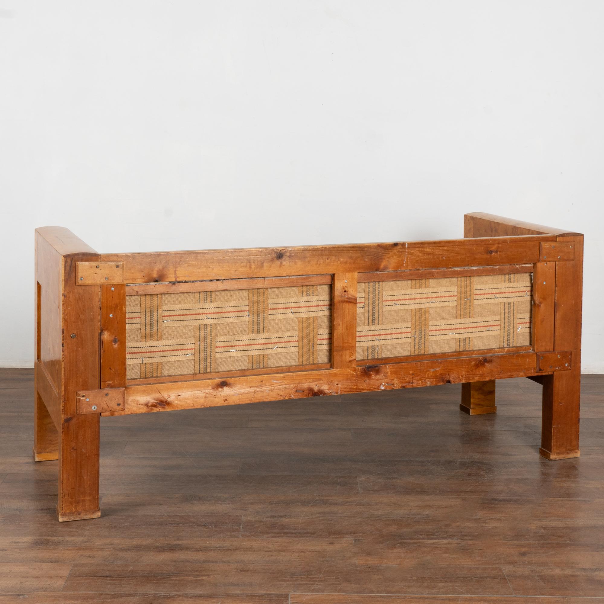 Swedish Birch Biedermeier Sofa Bench, circa 1880-1900 6