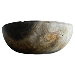 Antique Swedish Birch Burl Bowl early 1900 century