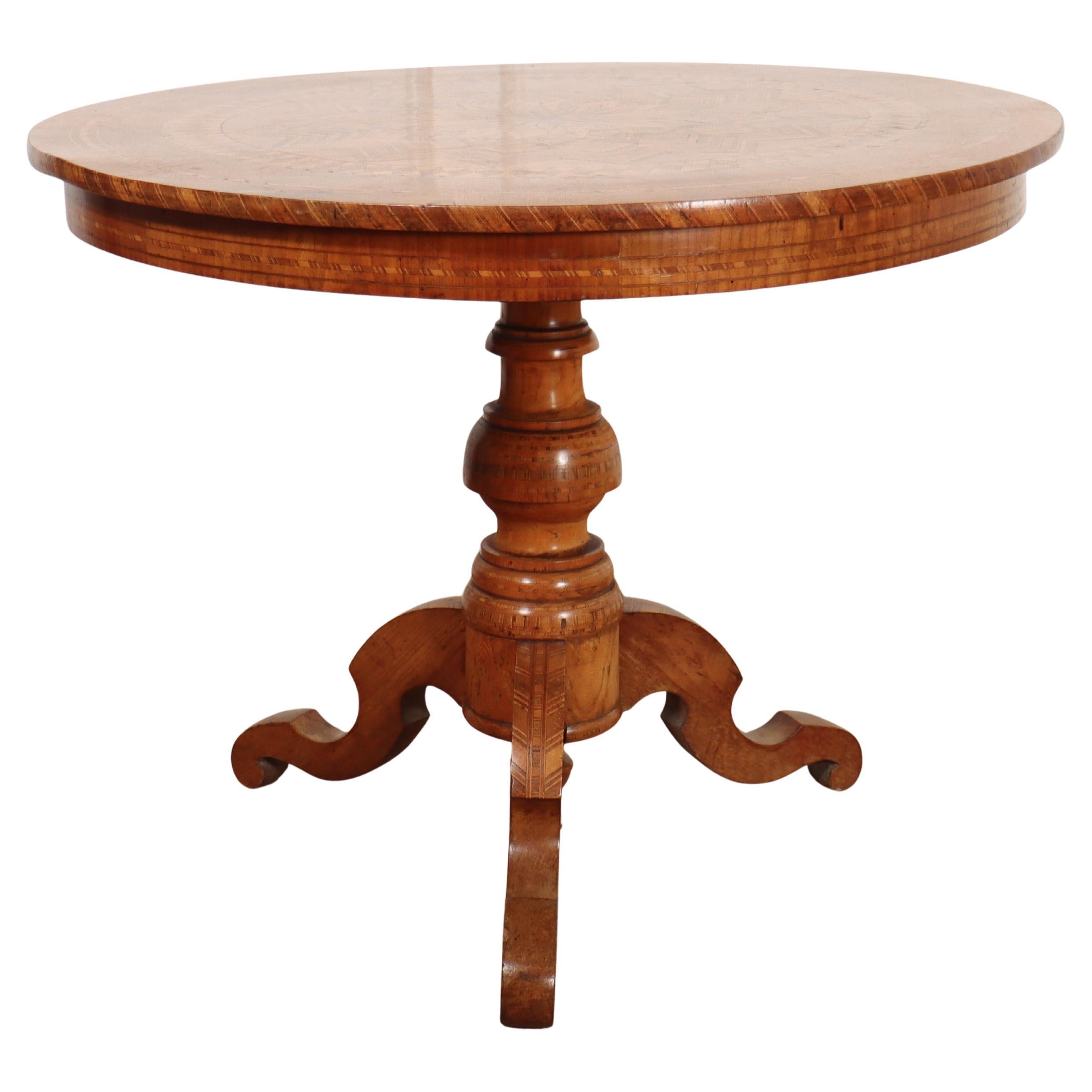 Mesa central de abedul sueco en venta