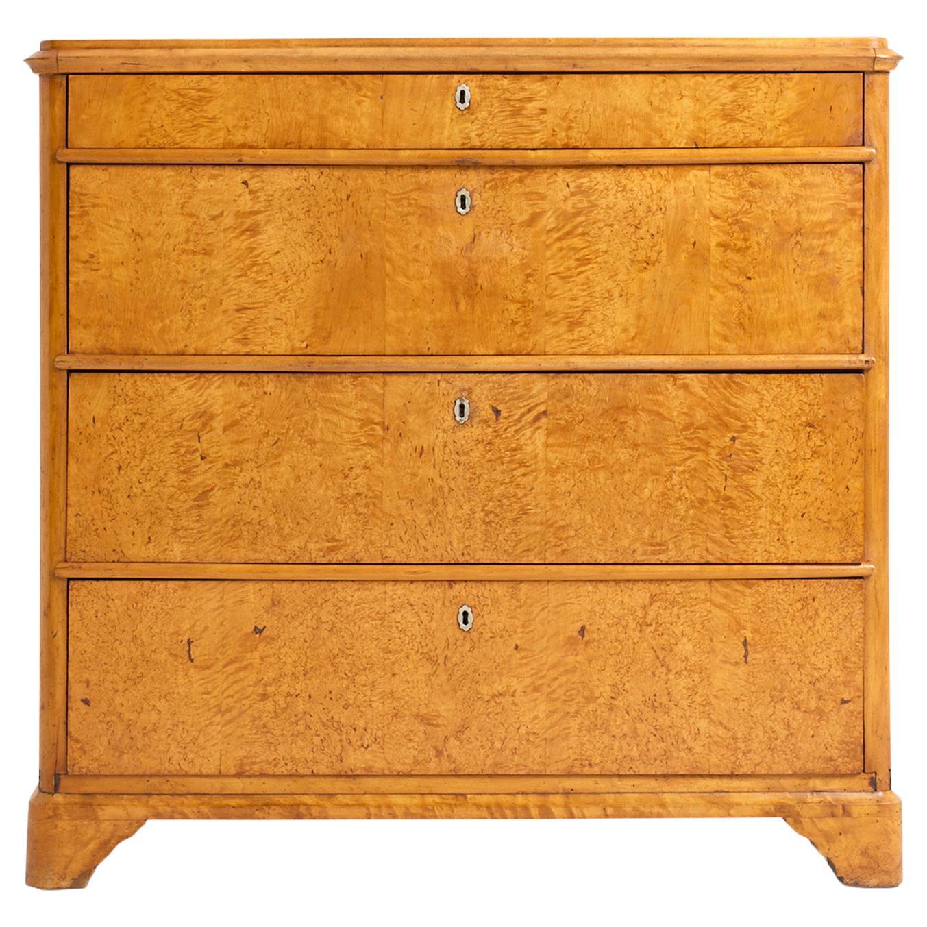 Swedish Birch Chest of Drawers