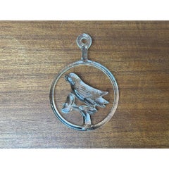 Swedish Bird Window Decoration in Glass from Kosta Boda, 1970s