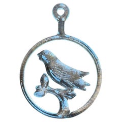 Swedish Bird Window Decoration in Glass from Kosta Boda, 1970s