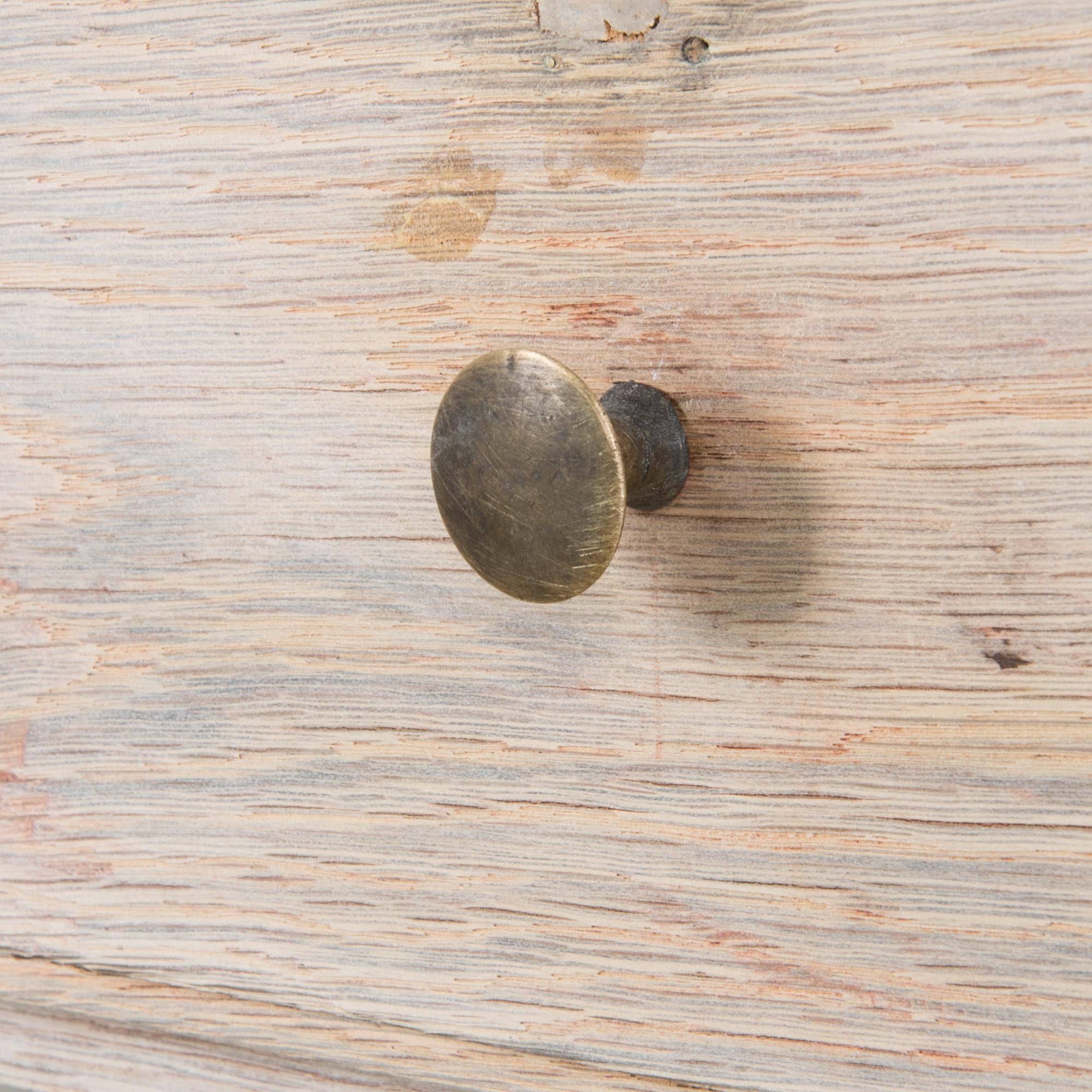 Swedish Bleached Oak Side Table 3