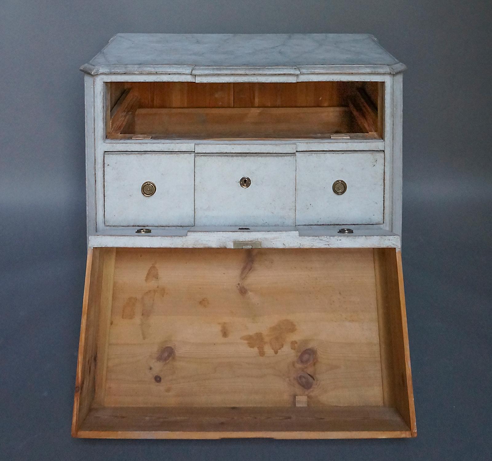 Neoclassical Swedish Block Front Commode