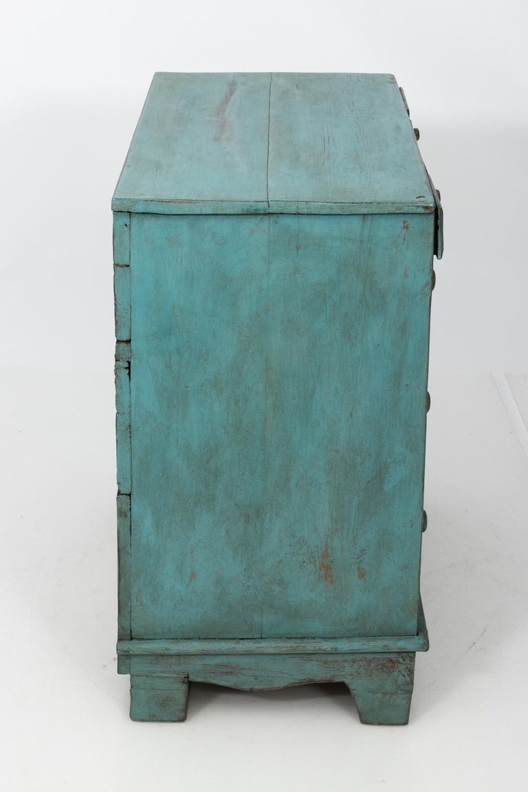 Swedish Blue Painted Dresser at 1stDibs