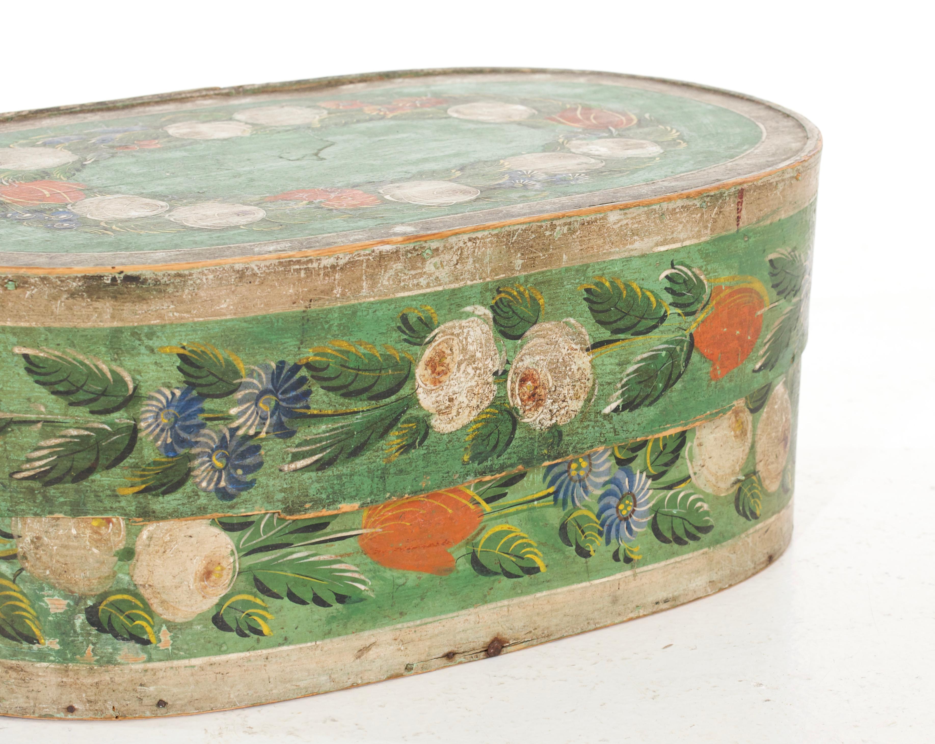 19th Century Swedish box, circa 1800. For Sale