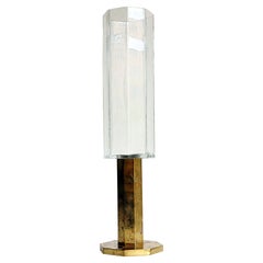 Swedish Brass and Glass Candleholder from Gusum, 1980s