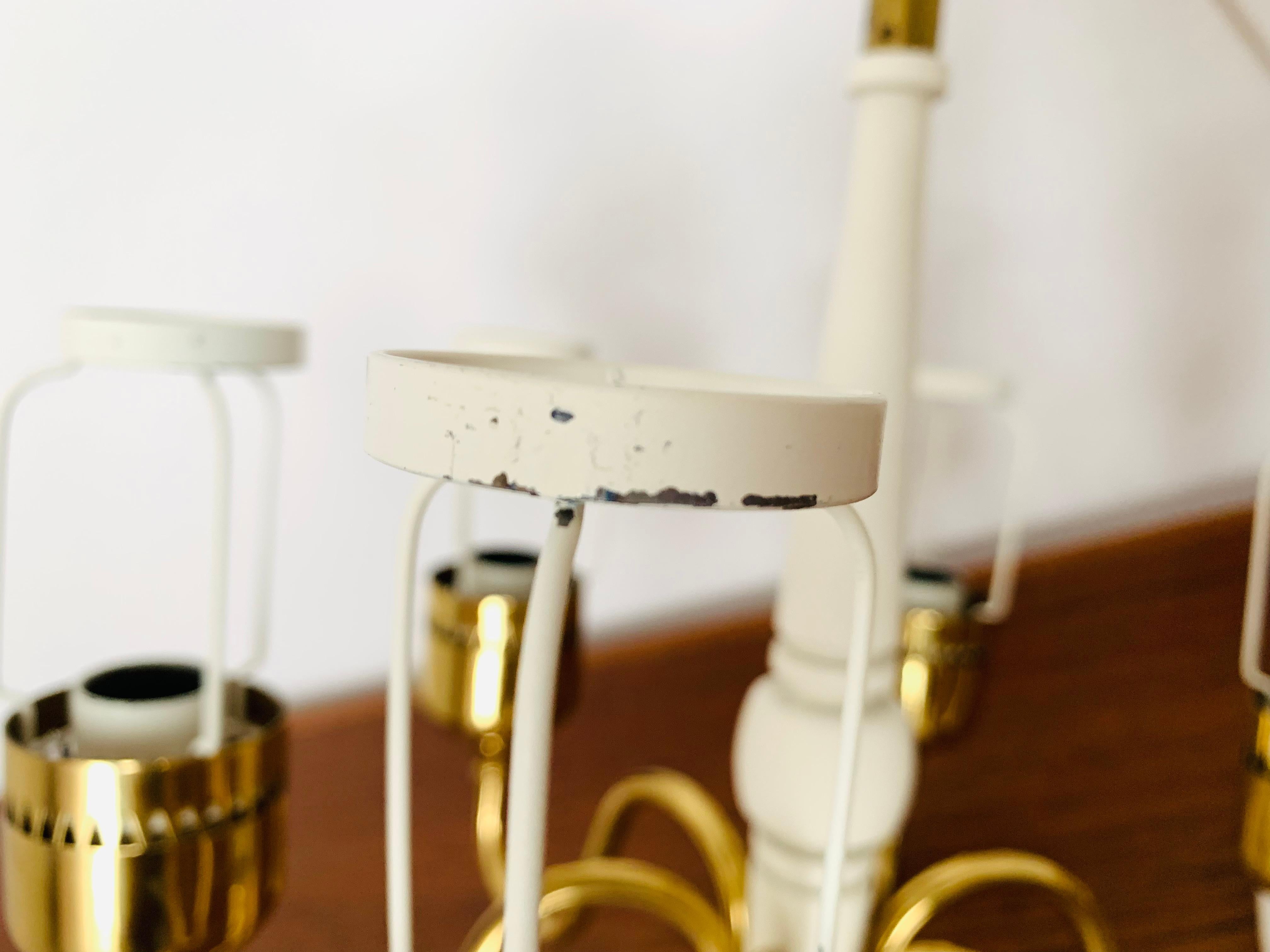Lampadario svedese in ottone di Hans-Agne Jakobsson in vendita 9