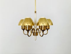 Lámpara sueca de latón de Hans-Agne Jakobsson