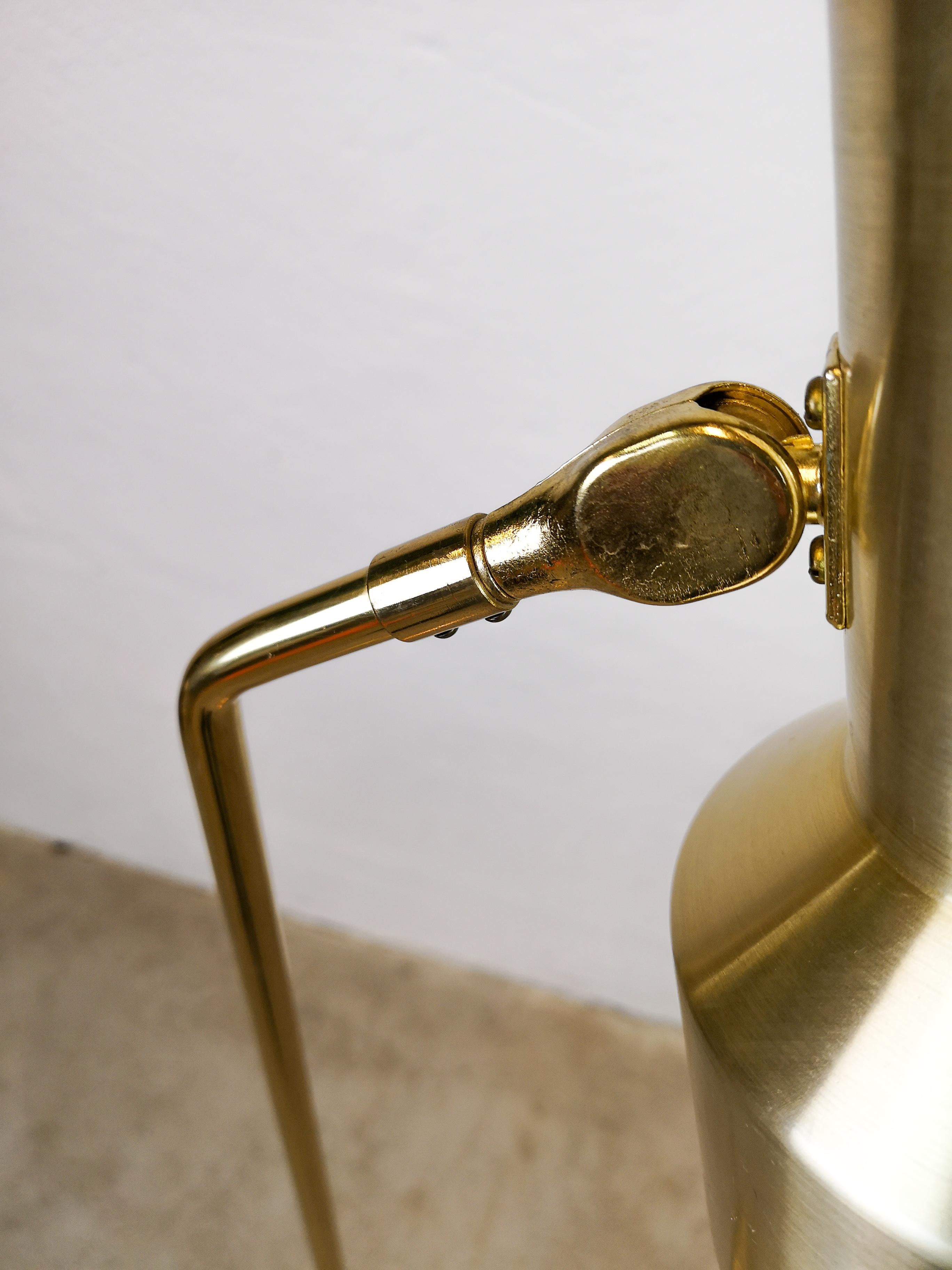 Swedish Brass Floor Lamp, 1950s Fagerhults Belysning 4