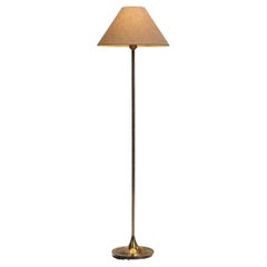 Retro Swedish Brass Floor Lamp by AB Stilarmatur Tranås, Sweden 1950s