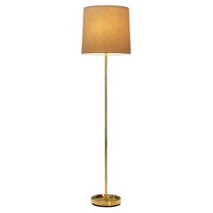 Swedish Brass Floor Lamp by Fagerhult, Sweden second half of the 20th century
