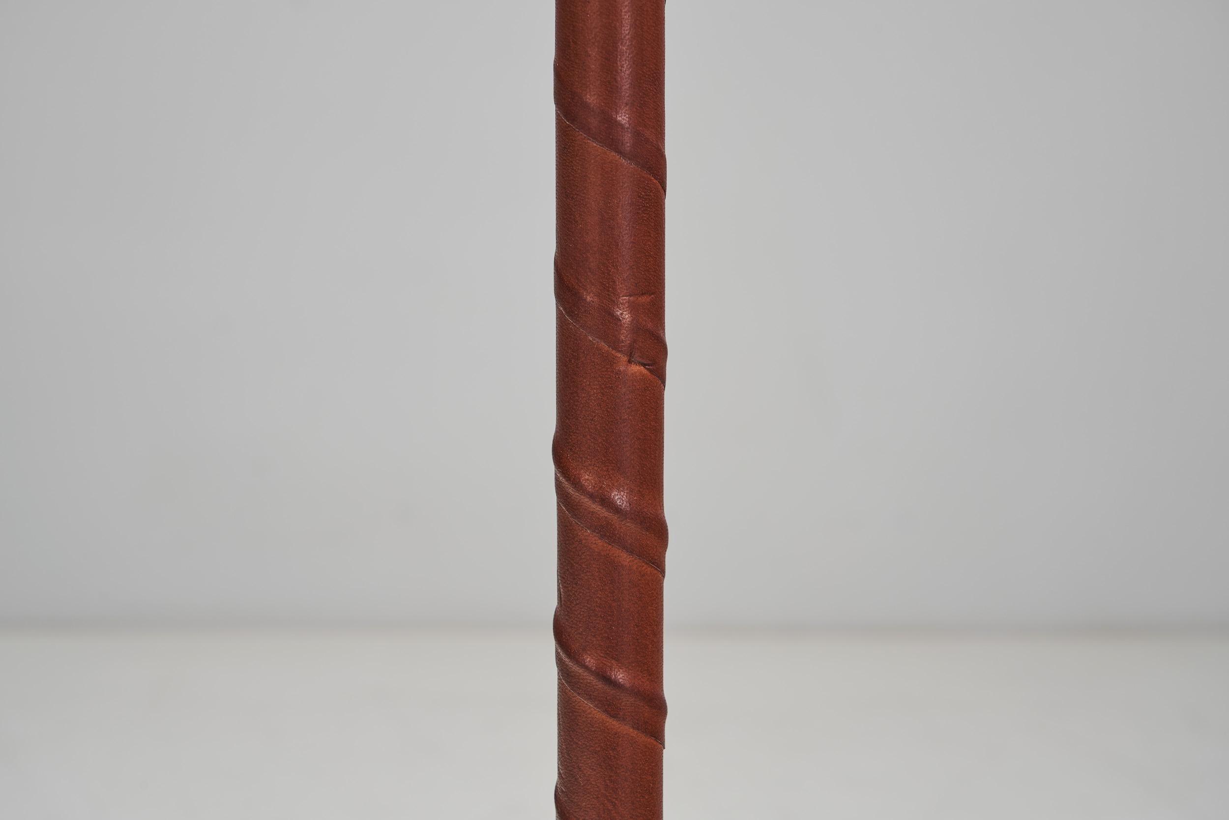 Swedish Brass Floor Lamp by Öia Belysning, Sweden, circa 1960s 10