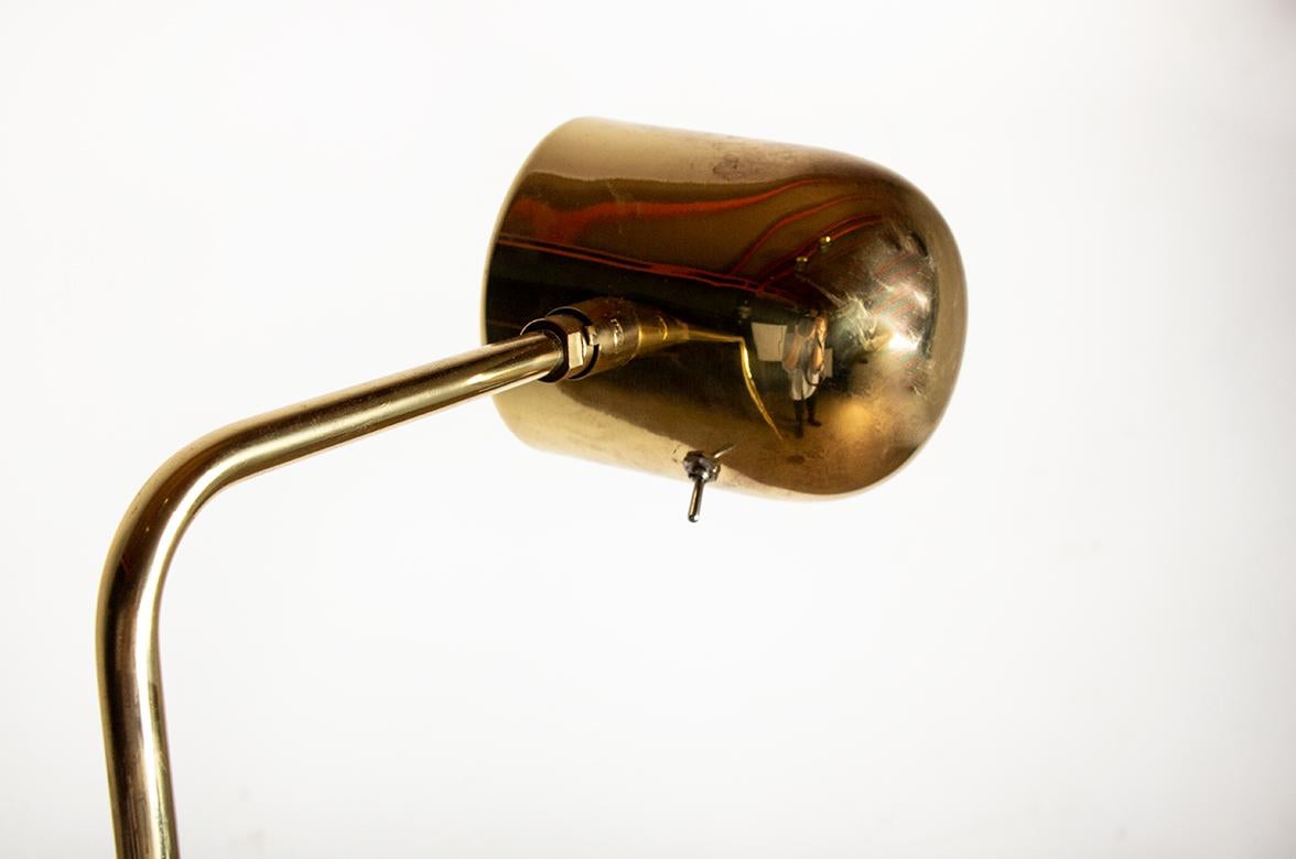 Swedish Brass Floor Lamp, Model G 230 by Bergboms 1960. For Sale 6