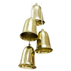 Vintage Swedish Brass Pendant Lamps by Boréns