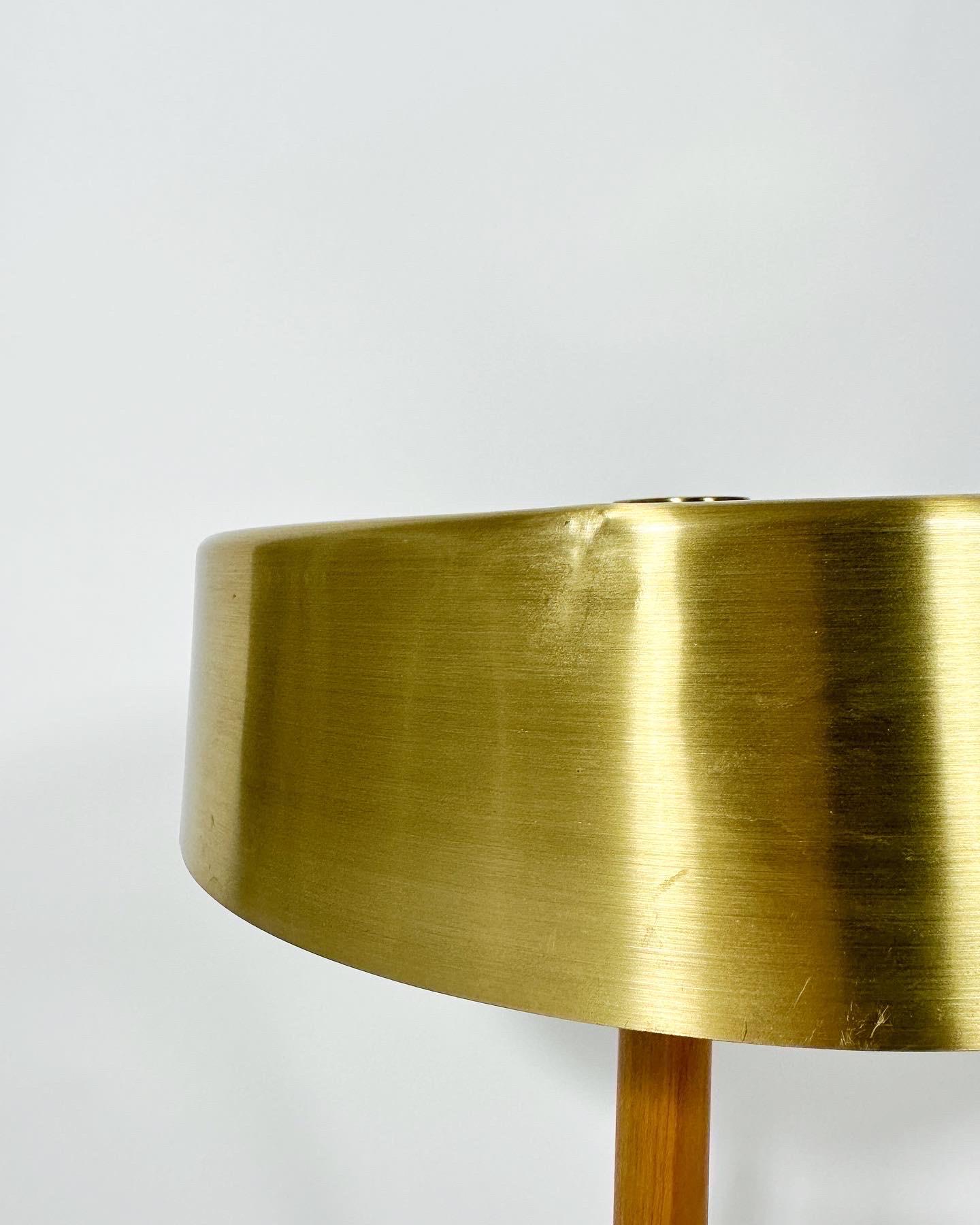 Swedish Brass Table Lamp Borens Boras Sweden 1960s For Sale 3