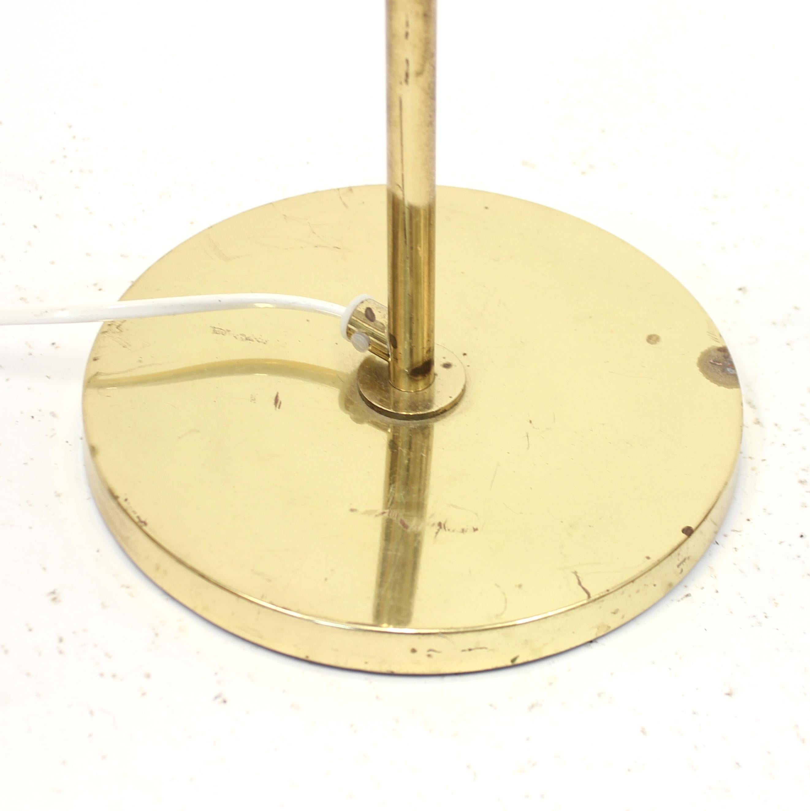 Swedish Brass Table Lamp by Tyringe Konsthantverk, 1970s For Sale 5