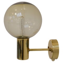 Swedish Brass Wall Light by Hans-Agne Jakobsson V-149, 1960s.