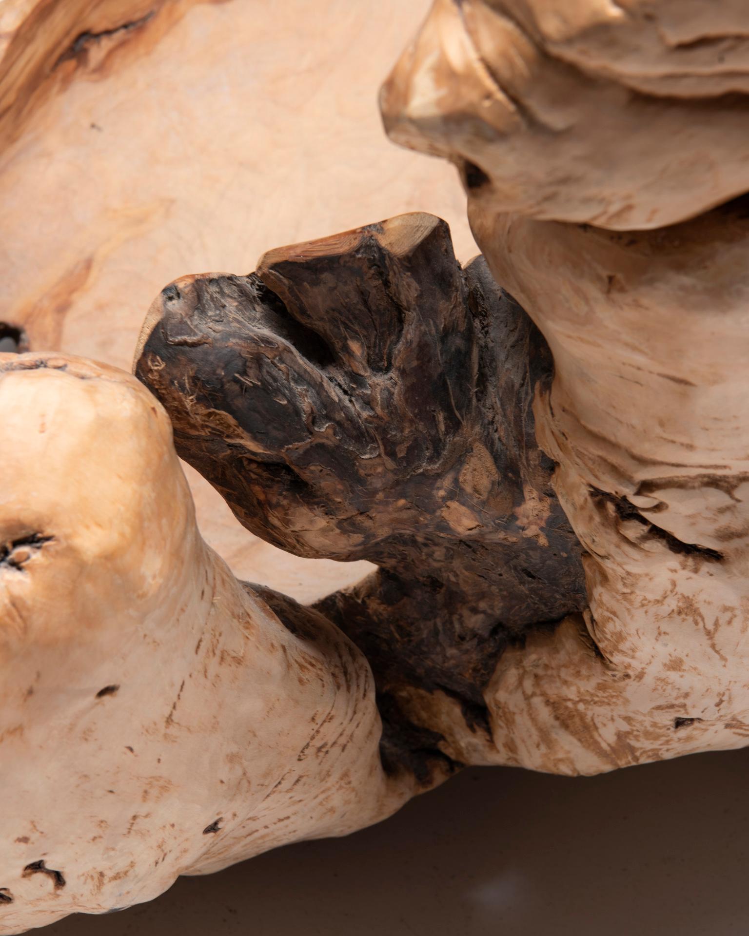 Swedish Burl Wood Sculpture For Sale 9