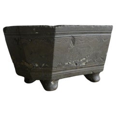 Antique Swedish Limestone Butter Box dated 1859