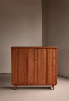 Swedish Cabinet in Pinewood by Göran Malmvall for Svensk Fur, 1940s